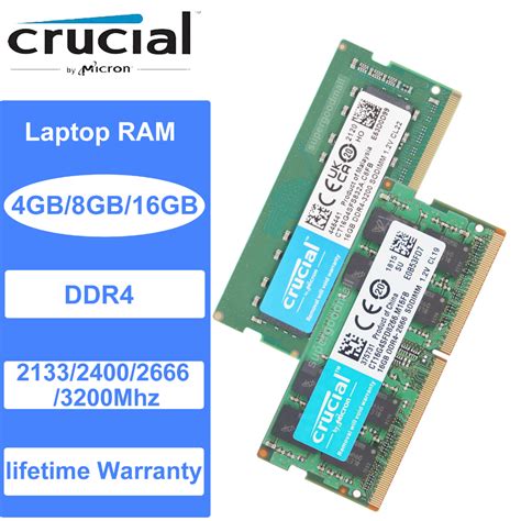 Crucial 16GB DDR4 2133MHz 2400MHz 2666MHz 3200MHz .